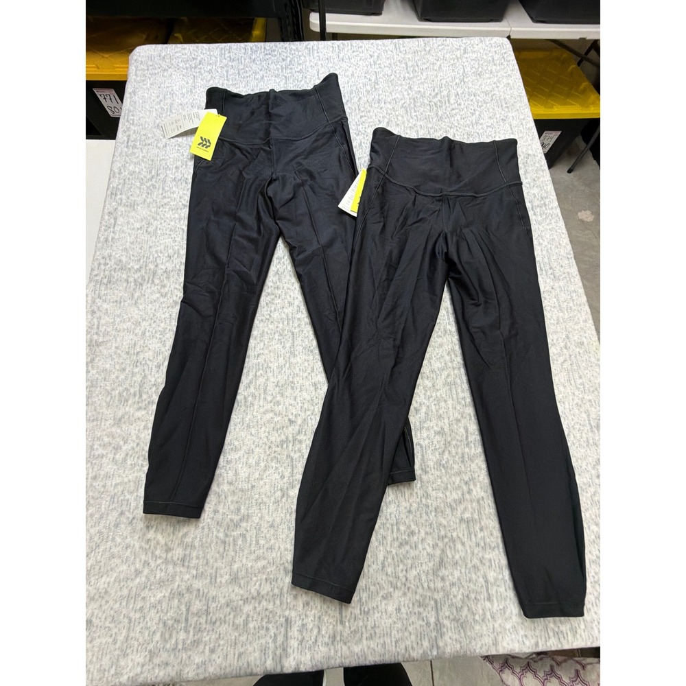 2 pack All in Motion Effortless Support High Rise 7/8 Leggings Black Small NWT